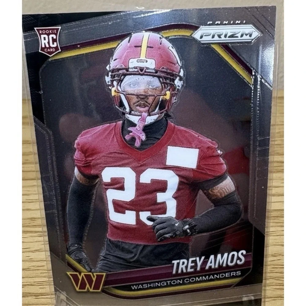 2025 Panini Prizm Rookie Trey Amos #400 Washington Commanders NFL‎ Card